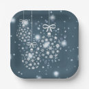 Search for blue christmas plates Blue and white