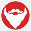 Search for white beard stickers Red