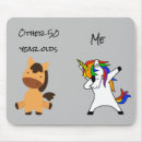 Search for unicorn mousepads Horse