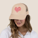 Search for red heart pattern hats Pink