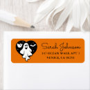 Search for cute pumpkin return address labels Trick or treat
