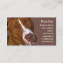 Search for pit business cards Dog