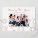 Search for rose gold new years cards Happy new year