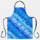 Search for blue chevron aprons Zig zag