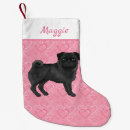 Search for pug christmas stockings Mops