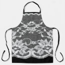 Search for floral lace aprons White
