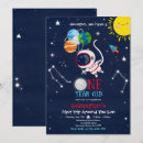 Search for space 1st birthday invitations Solar system