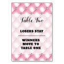Search for for two table cards Pink