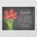 Search for tulip bridal shower invitations Floral