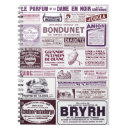 Search for vintage newspaper notebooks Pattern