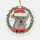Search for schnauzer christmas tree decorations Red