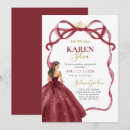 Search for burgundy quinceanera invitations Mis quince