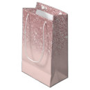 Search for glitter gift bags Blush pink