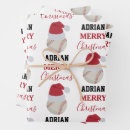 Search for christmas baseball wrapping paper Xmas