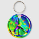 Search for peace flower key rings Vintage