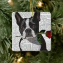 Search for boston terrier christmas tree decorations Cute boston terriers