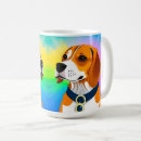 Search for cute dog graphic mugs Cartoon dog illustration