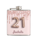 Search for 21st birthday flasks Rose gold
