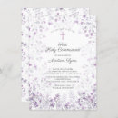 Search for watercolor first communion invitations Girl