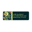 Search for dark teal return address labels Flowers