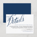 Search for rustic wedding enclosure cards Navy blue