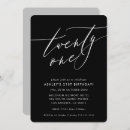 Search for classy 21st birthday invitations Simple