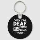 Search for deaf culture key rings Asl