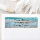 Search for sea glass return address labels Ocean
