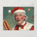 Search for weird christmas postcards Santa claus