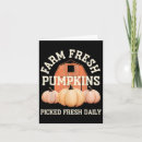 Search for farm fresh cards Pumpkins