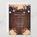 Search for harvest birthday invitations Rustic