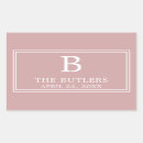 Search for bridal shower rectangle stickers Modern