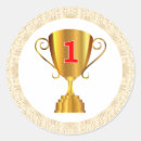 Search for trophy cup stickers First place