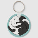 Search for black and white yin yang key rings Balance