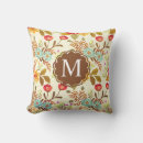 Search for blue and brown floral cushions Elegant