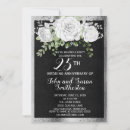 Search for black and white anniversary invitations Flowers