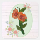 Search for vintage textile stickers Botanical