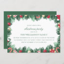 Search for border christmas invitations Poinsettia