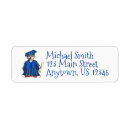Search for boy party return address labels Blue