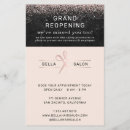 Search for marble and rose gold flyers Grand reopening