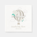 Search for hot air balloon napkins Neutral