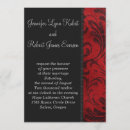 Search for red flourish invitations Modern