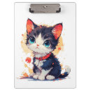 Search for cat clipboards Illustration
