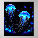 Search for bioluminescence posters Deep sea