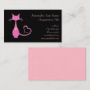 Search for kitties business cards Retro