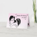 Search for pink black white birthday cards Puppy