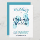 Search for flip flop wedding invitations Ocean