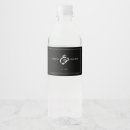 Search for wedding water bottle labels Black and white