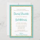 Search for teal and gold invitations Trendy