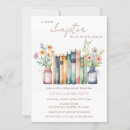 Search for a new chapter baby shower invitations Whimsical